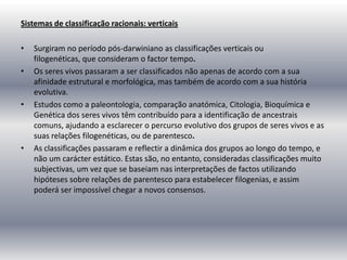 Sistemas De ClassificaçãO