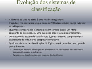 Sistemas De ClassificaçãO