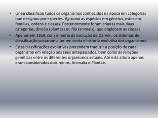 Sistemas De ClassificaçãO