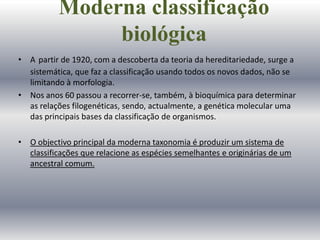 Sistemas De ClassificaçãO