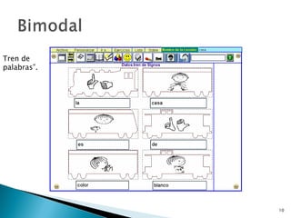 Tren de palabras”. 