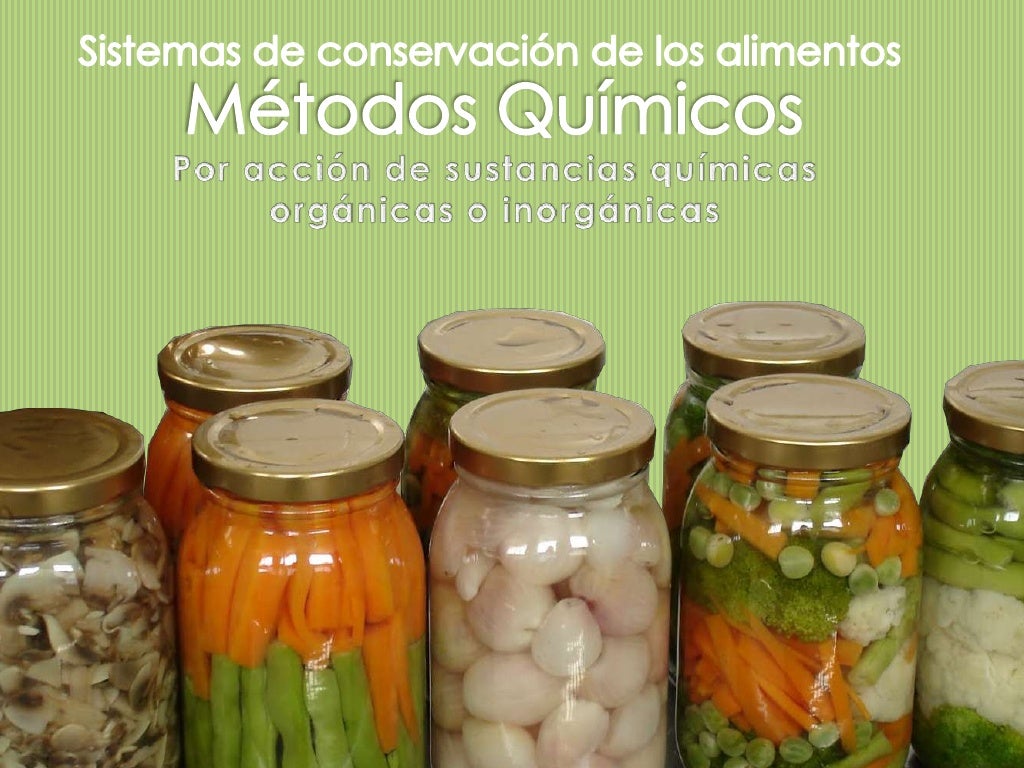 Sistemas de conservación de los alimentos