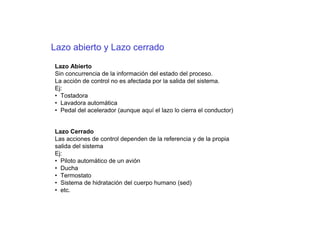 SISTEMAS DE CONTROLL