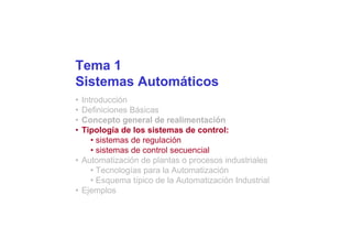 SISTEMAS DE CONTROLL
