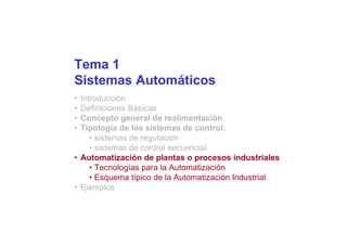 SISTEMAS DE CONTROLL
