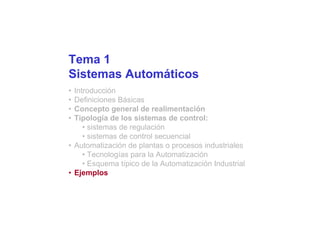 SISTEMAS DE CONTROLL