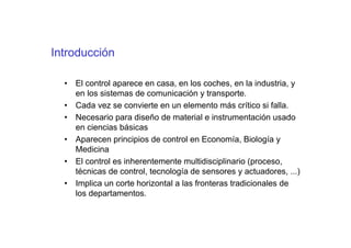 SISTEMAS DE CONTROLL