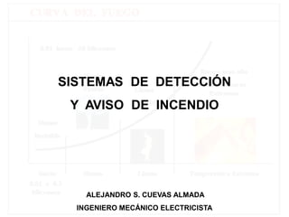 SISTEMAS DE DETECCIÓN
 Y AVISO DE INCENDIO




    ALEJANDRO S. CUEVAS ALMADA
  INGENIERO MECÁNICO ELECTRICISTA
 