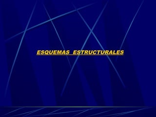 ESQUEMAS ESTRUCTURALES
 