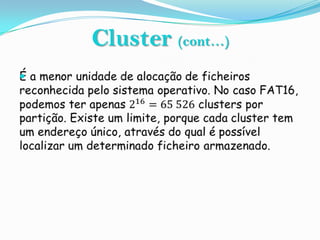 Cluster (cont…)

 
