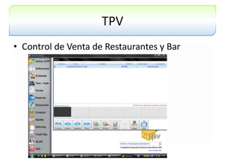 TPVControl de Venta de Restaurantes y Bar