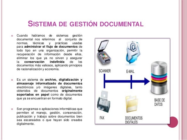 Sistemas de gestion documental