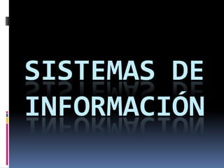 Sistemas de información 