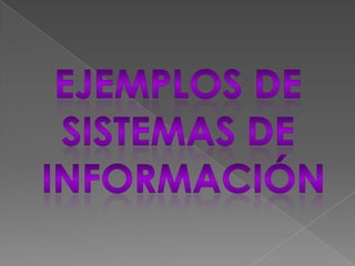 Sistemas de información   ana rosa