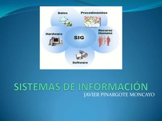 SISTEMAS DE INFORMACIÓN JAVIER PINARGOTE MONCAYO 