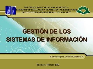 Sistemas de informacion