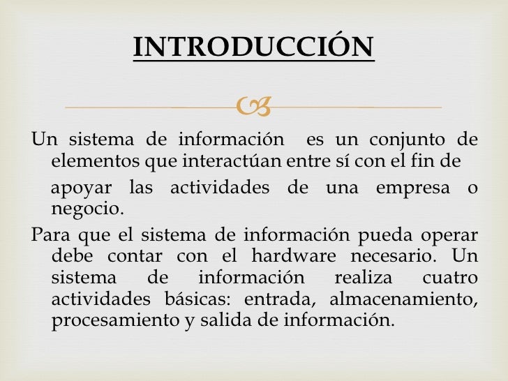 Sistemas de informacion empresarial