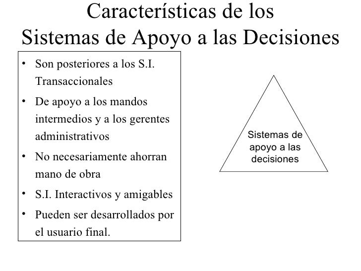 Resultado de imagen para apoyo de decisiones sistema de informacion
