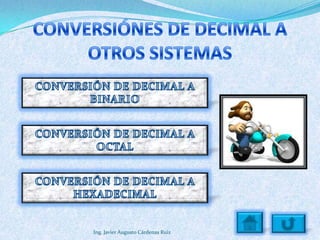 Ing. Javier Augusto Cárdenas Ruiz
 