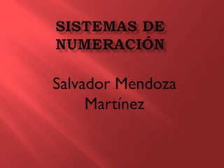 Salvador Mendoza
     Martínez
 