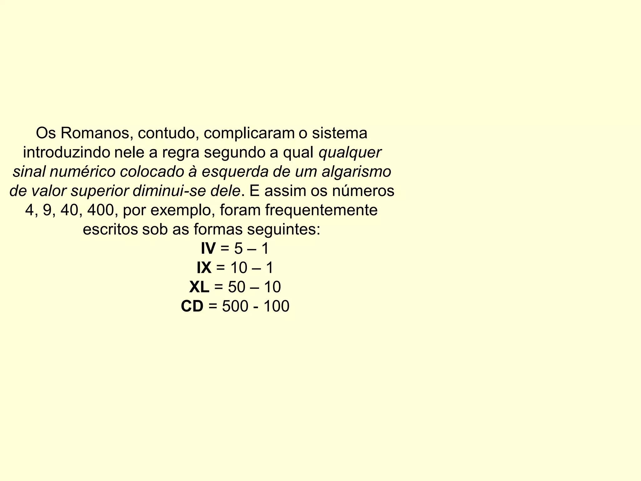 Sistemas de numeração romana | PDF