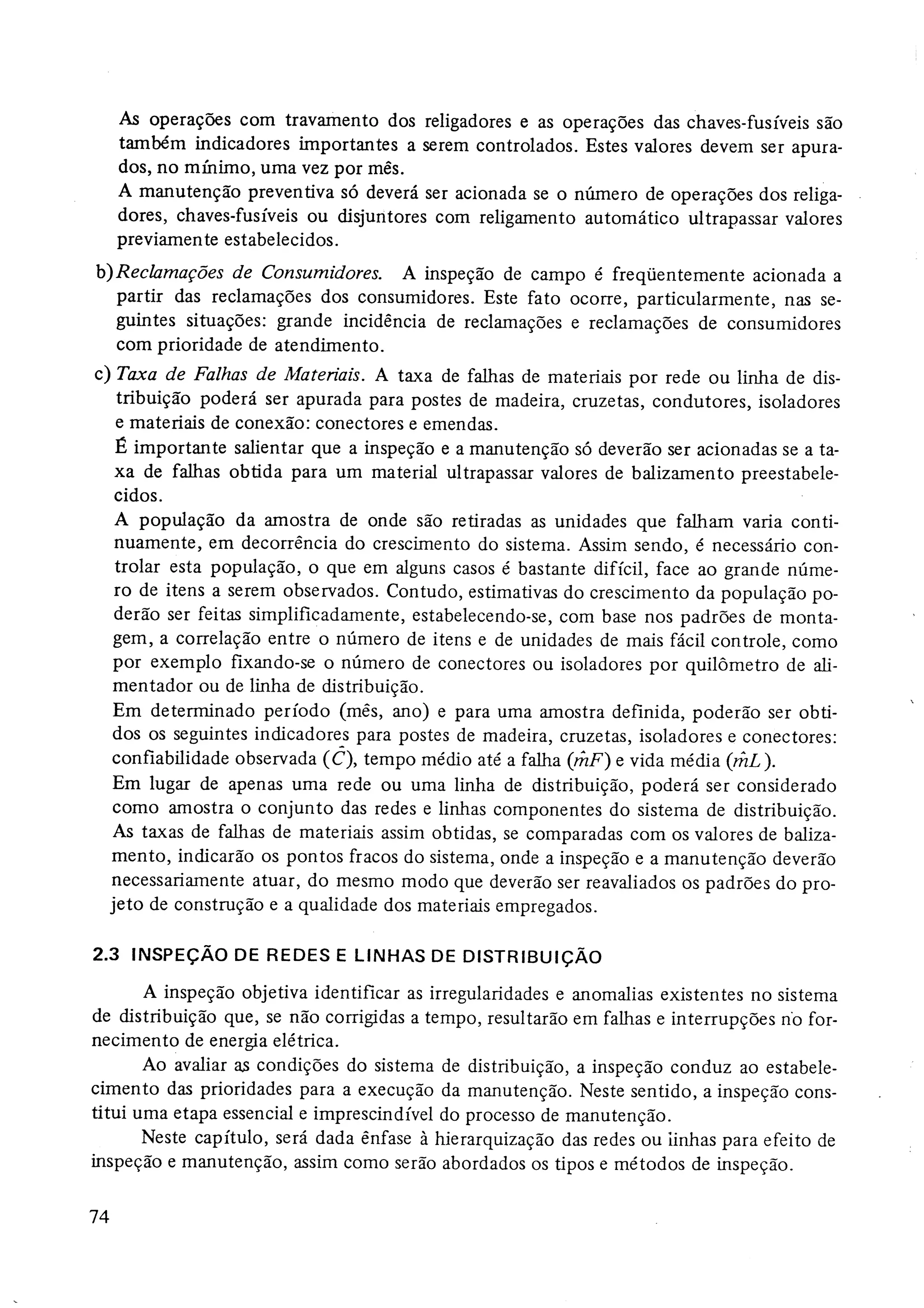 Sistemas de potência volume 4 - manutenção e operação de sistemas de distribuição - ed. campus - eletrobrás