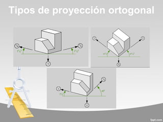 Tipos de proyección ortogonal
 