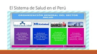 El Sistema de Salud en el Perú
 