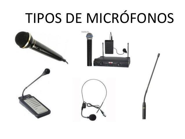 Resultado de imagen para tipos microfono