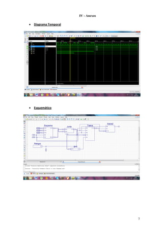 7
IV - Anexos
 Diagrama Temporal
 Esquemático
 