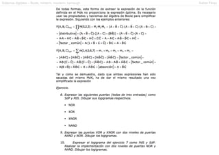 Sistemas digitales – Boole, minterm, maxterm, karnaugh
Xabier Pérez