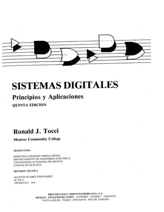 Sistemas digitales principios y aplicaciones   ronald tocci - 5º edición