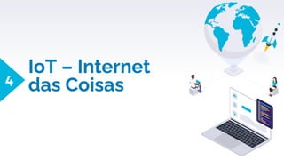 IoT – Internet
das Coisas
4
 