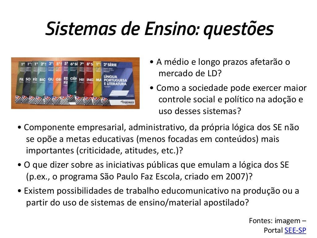 O Que é Um Sistema De Ensino - NAZAEDU