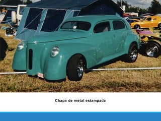 Chapa de metal estampada
 