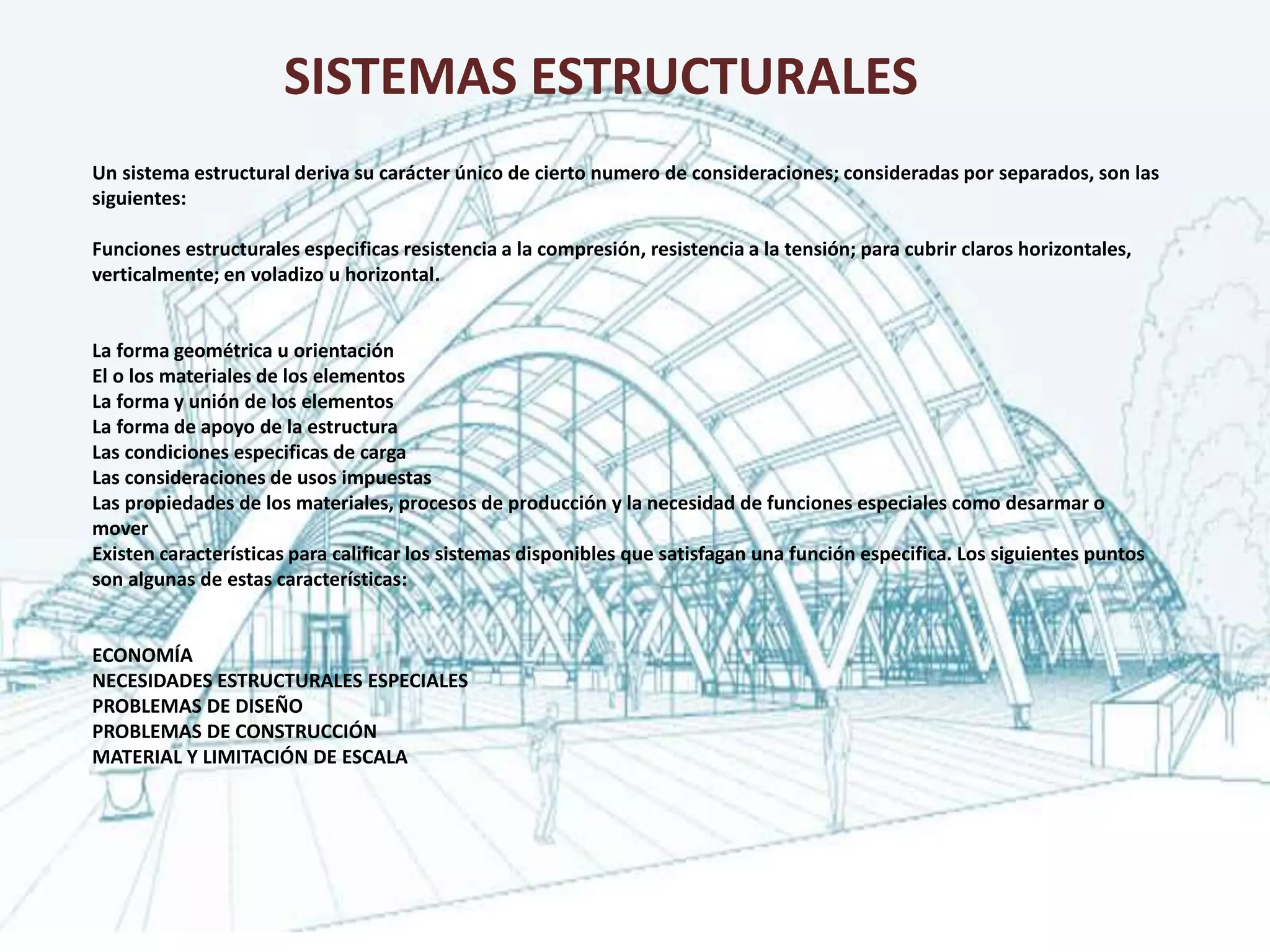 Sistemas estructurales | PPTX