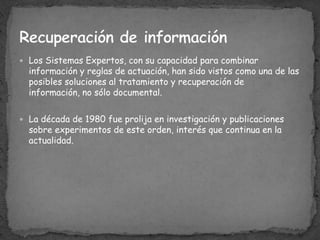 Un sistema de instrucción realizara un seguimiento del proceso de aprendizaje. El sistema detecta errores ya sea de una persona con conocimientos e identifica el remedio adecuado, es decir, desarrolla un plan de enseñanza que facilita el proceso de aprendizaje y la corrección de errores.Instrucción