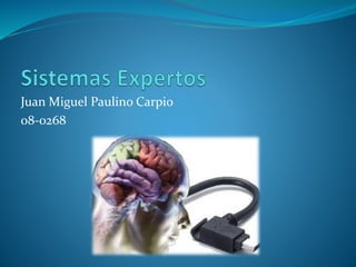 Juan Miguel Paulino Carpio
08-0268
 