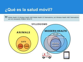 ¿Qué es la salud móvil?
 