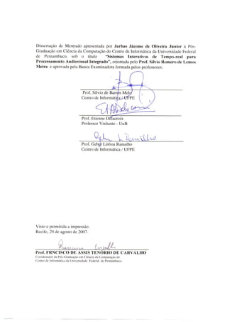 Sistemas interativos de tempo real