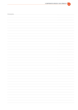 6 Componentes Básicos e seus Símbolos 49 
Anotações: 
 