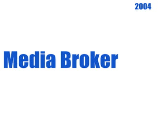 Media Broker
      S          U
 Source   Sink
 