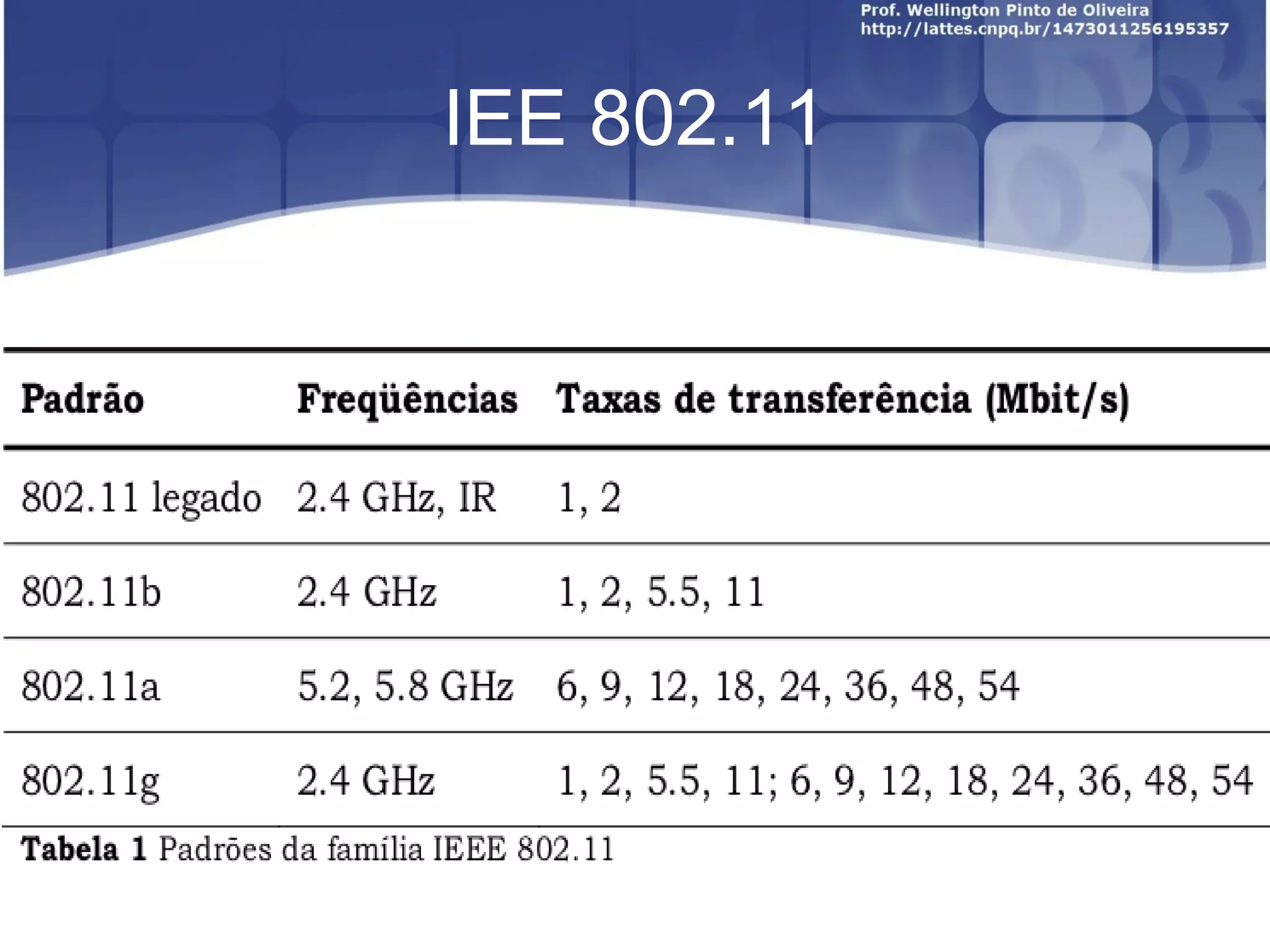 IEE 802.11
 