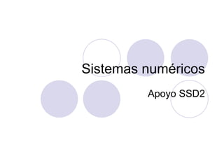 Sistemas numéricos Apoyo SSD2 