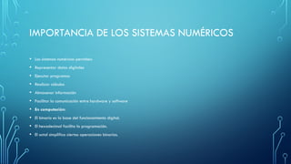 Fundamentos y Conversiones de Sistemas Numéricos en Computadoras ...