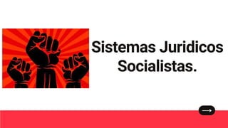 Sistemas Juridicos
Socialistas.
 