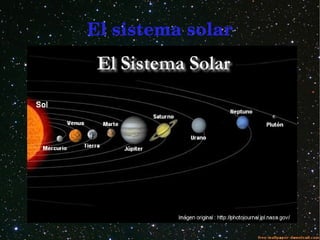 El sistema solar 