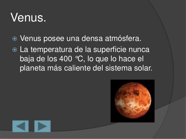 Temperatura Maxima Y Minima De Venus slideshare.net