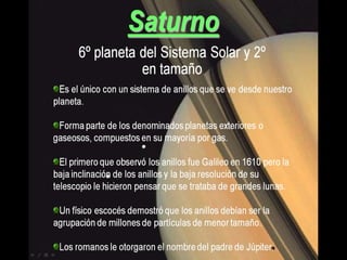 Sistema Solar 1º A Bto.