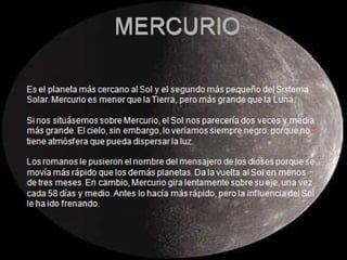 MERCURIO
 